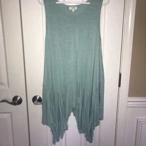 Flowy Asymmetric Tunic Tank